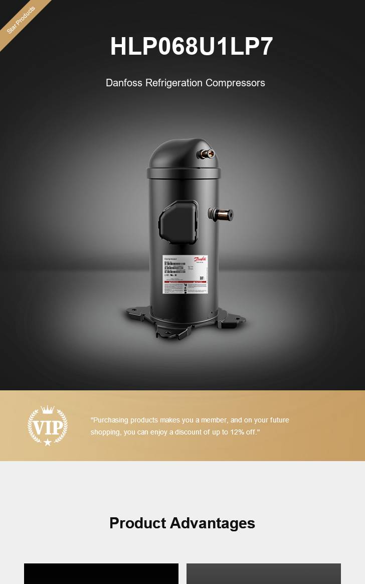 Danfoss Compressor HLP068U1LP7, technical parameters pdf, structure diagram